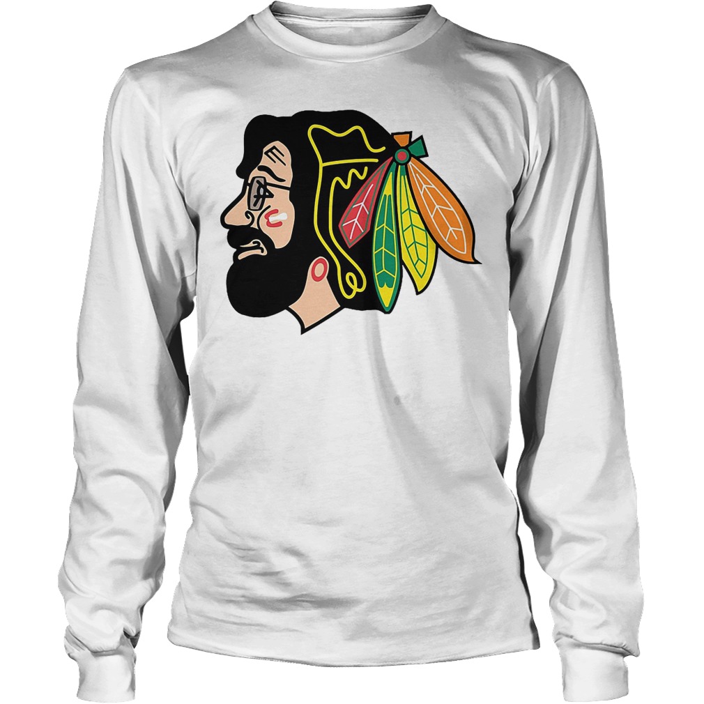 Jerry Hawk Blackhawks Jerry Garcia Longsleeve