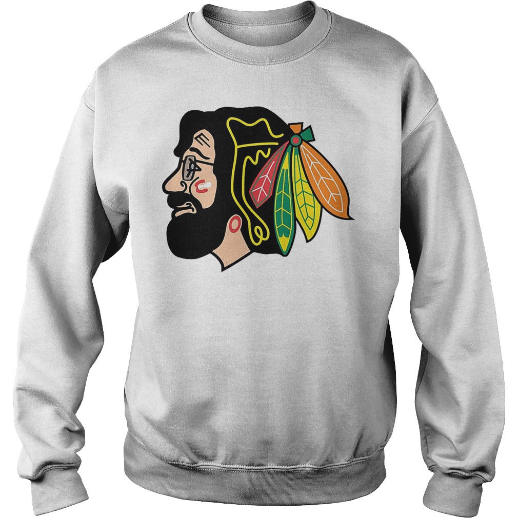 Jerry Hawk Blackhawks Jerry Garcia Sweater