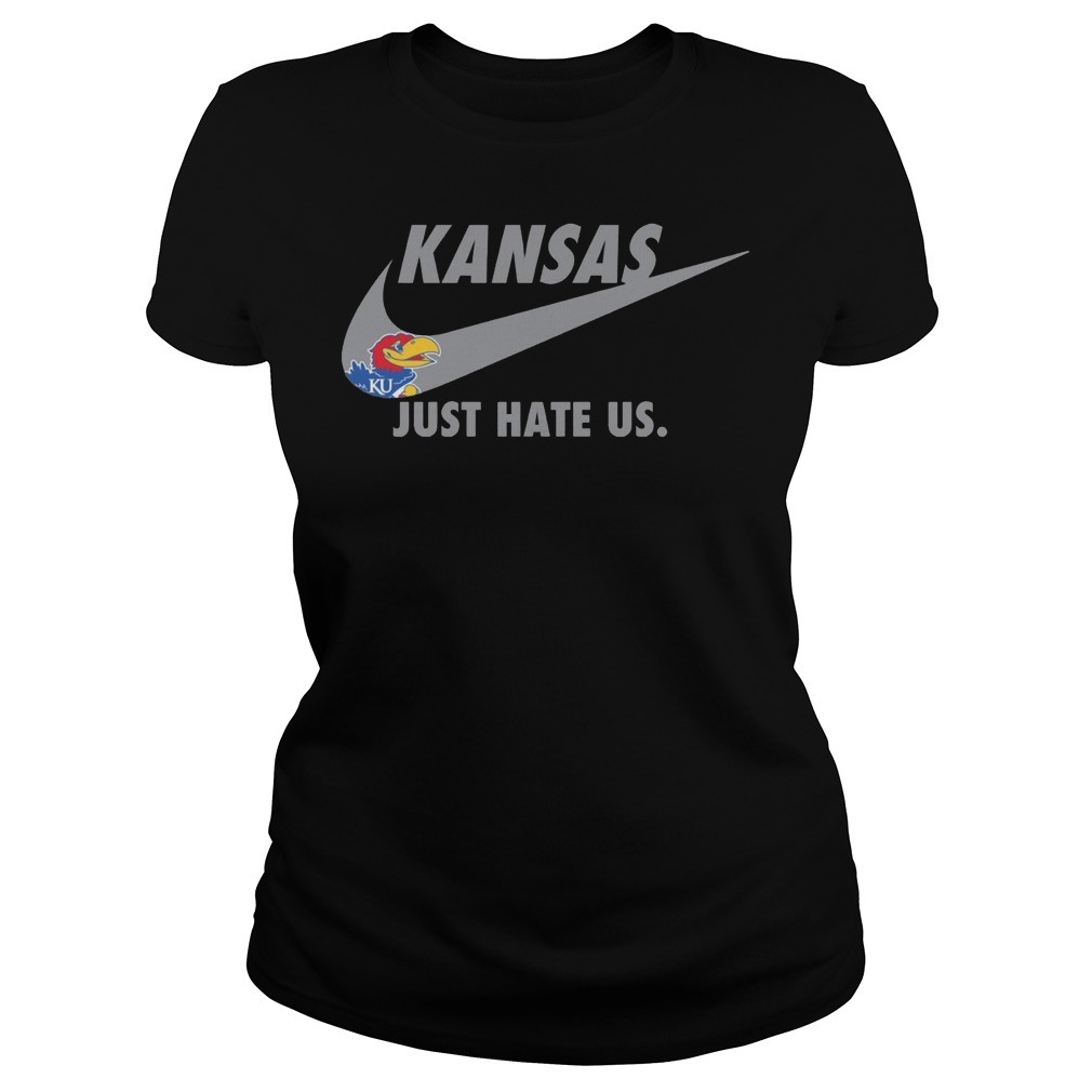 Kansas Jayhawks Just Hate Us Ladies Tee