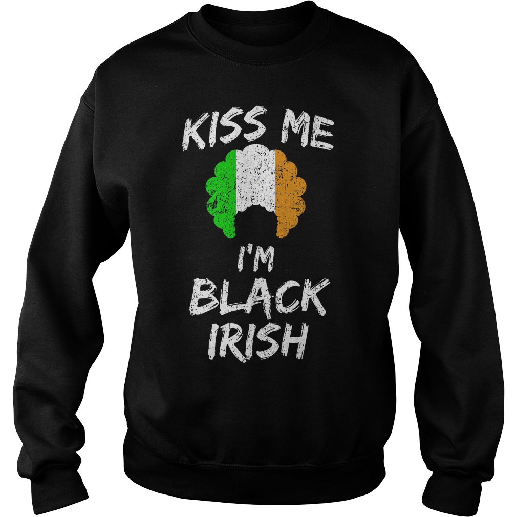 Kiss Me Im Black Irish Sweater