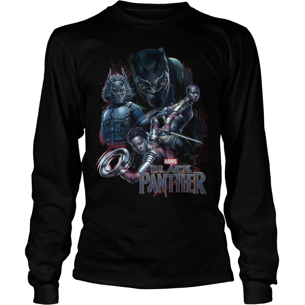 Marvel Black Panther Movie Okoye Nakia Longsleeve