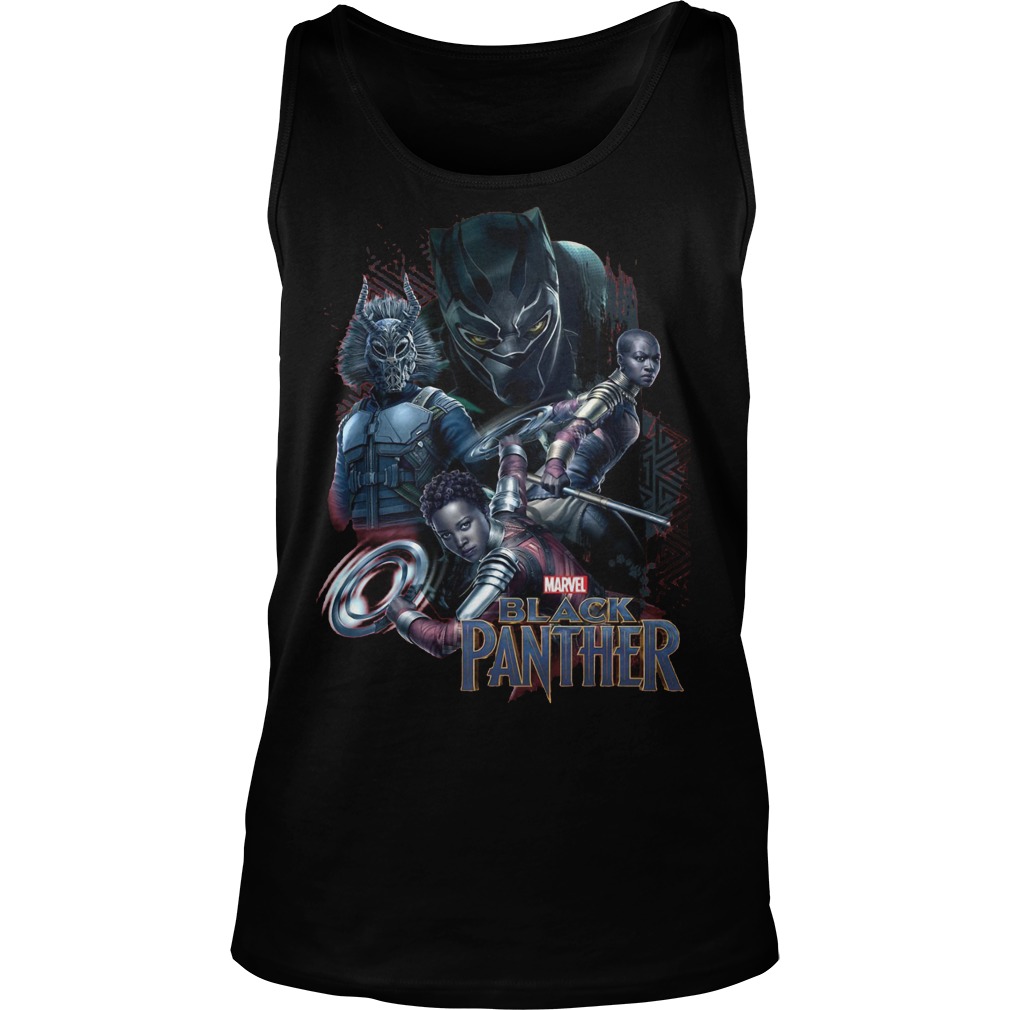 Marvel Black Panther Movie Okoye Nakia Tanktop