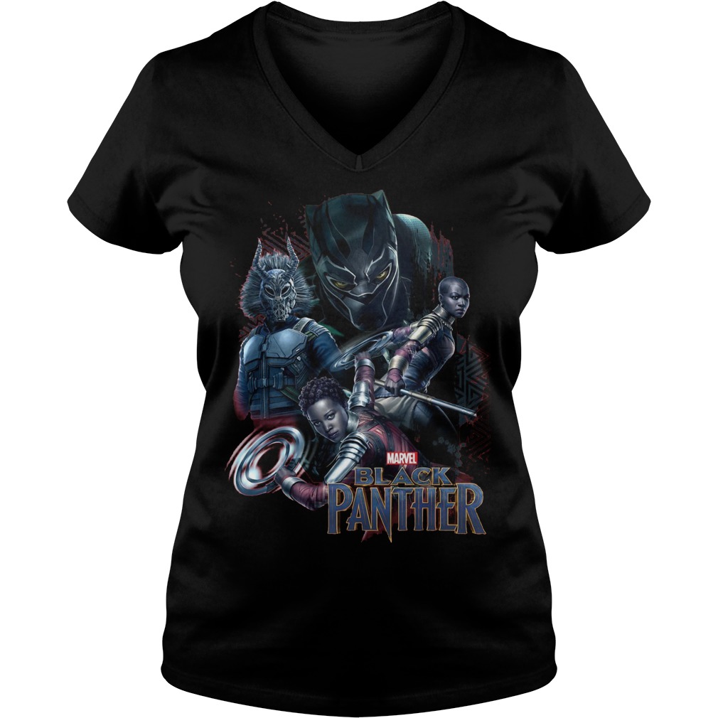 Marvel Black Panther Movie Okoye Nakia V Neck