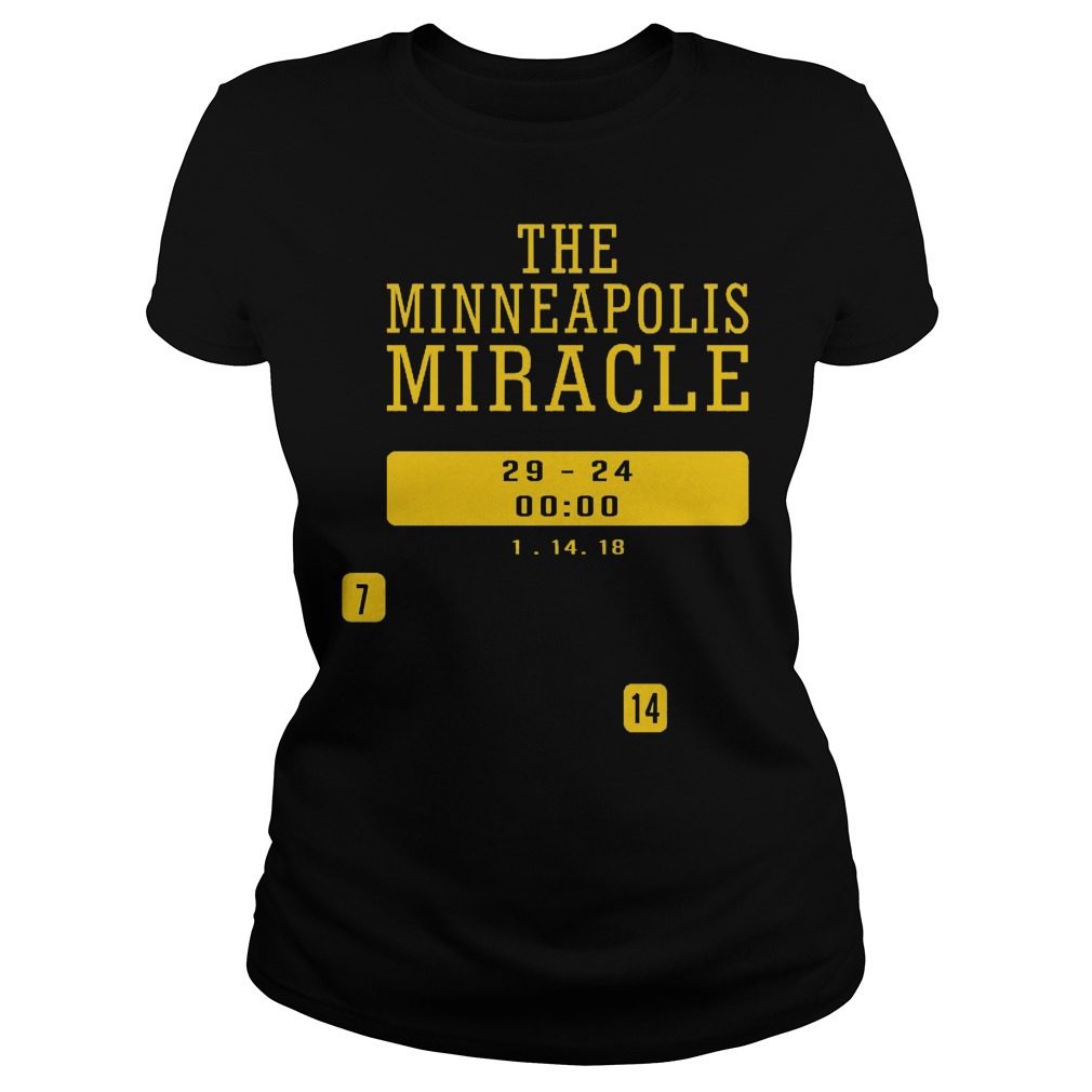 Minneapolis Miracle Vikings Ladies Tee