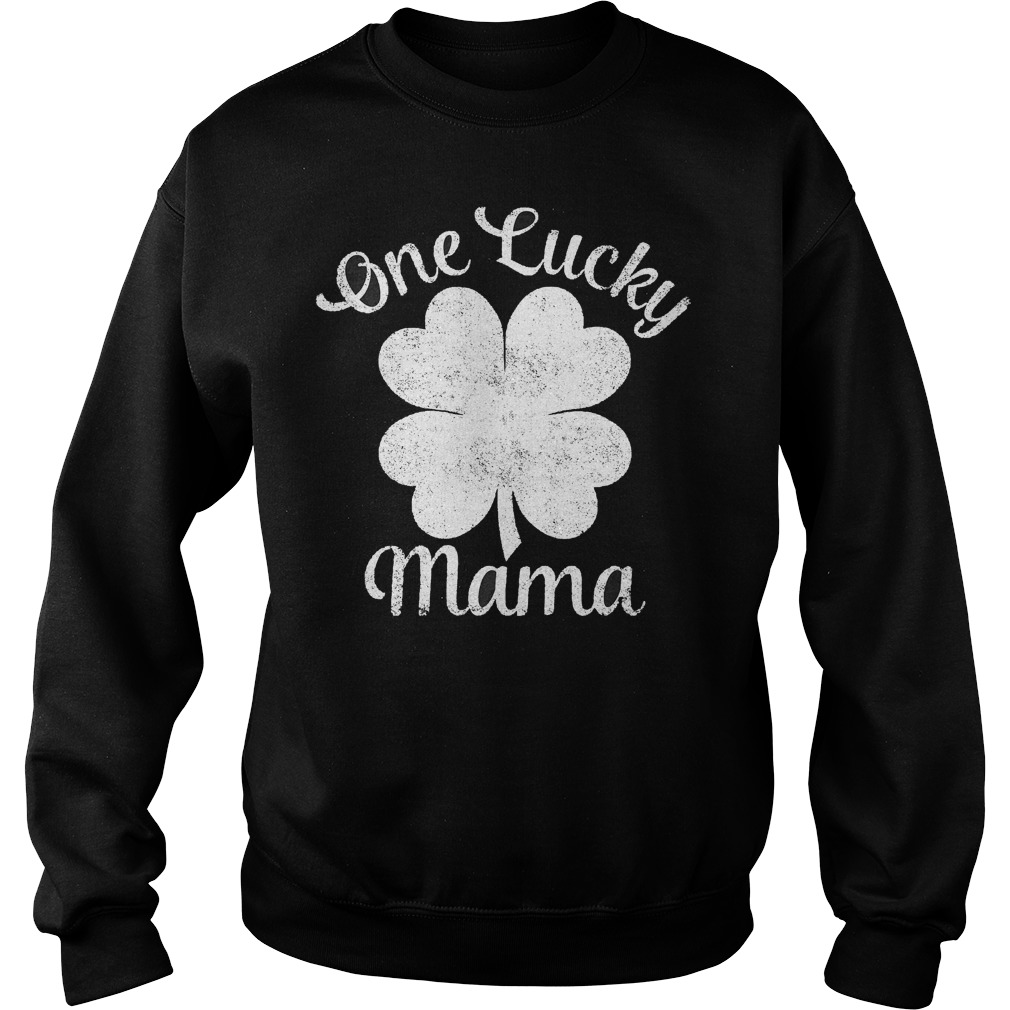 One Lucky Mama St Patricks Day Sweater