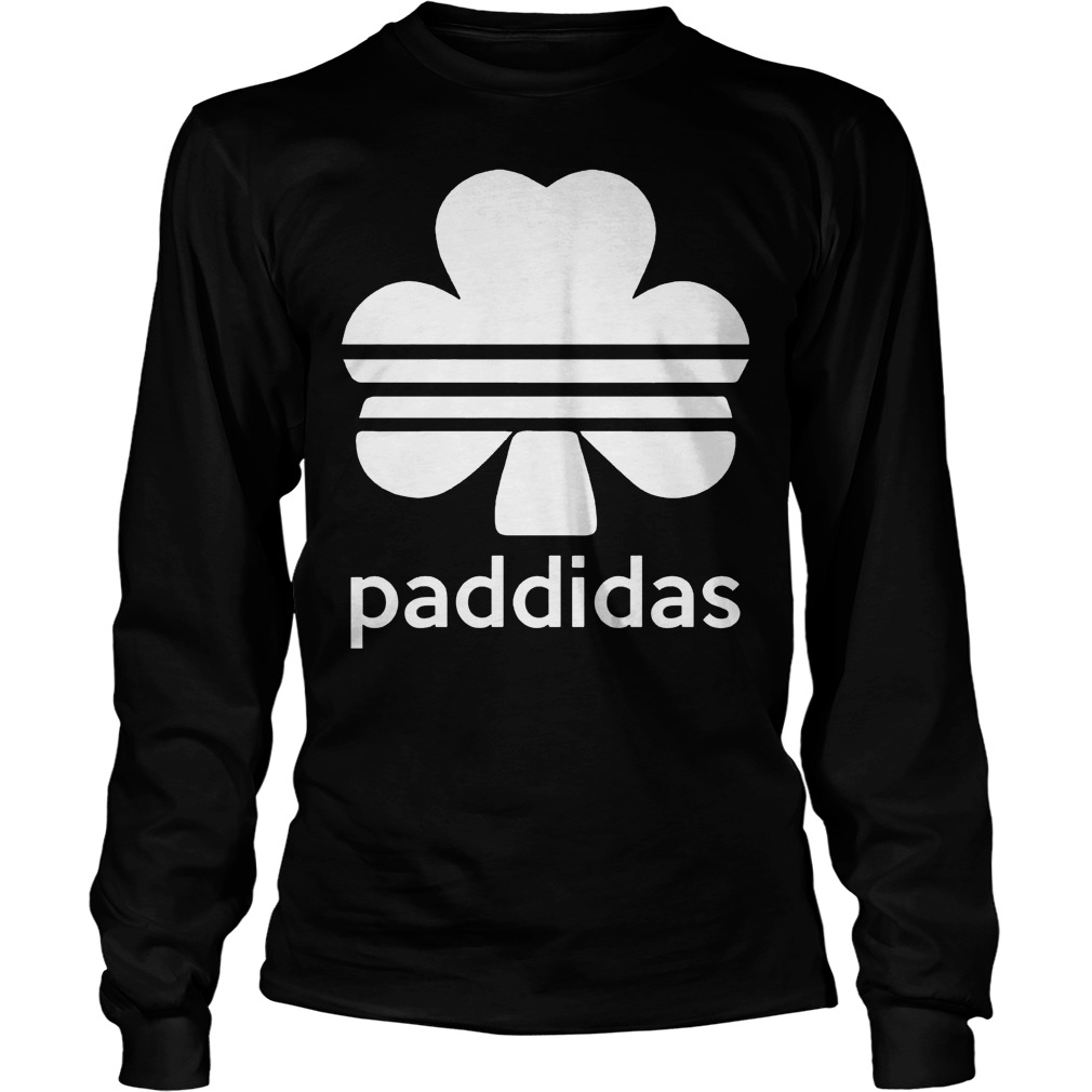 Paddidas Adidas Logo And St Patricks Day Longsleeve