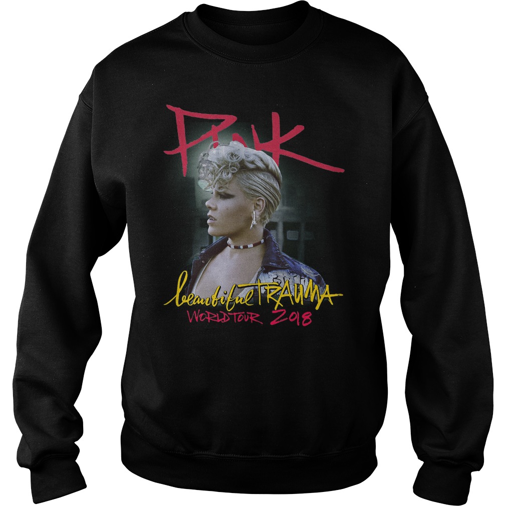 Pink Beautiful Trauma Sweater