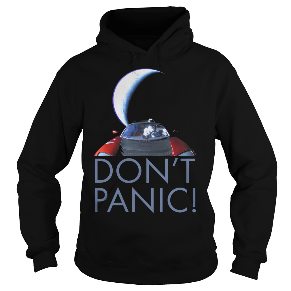 Spacex Starman Dont Panic Hoodie