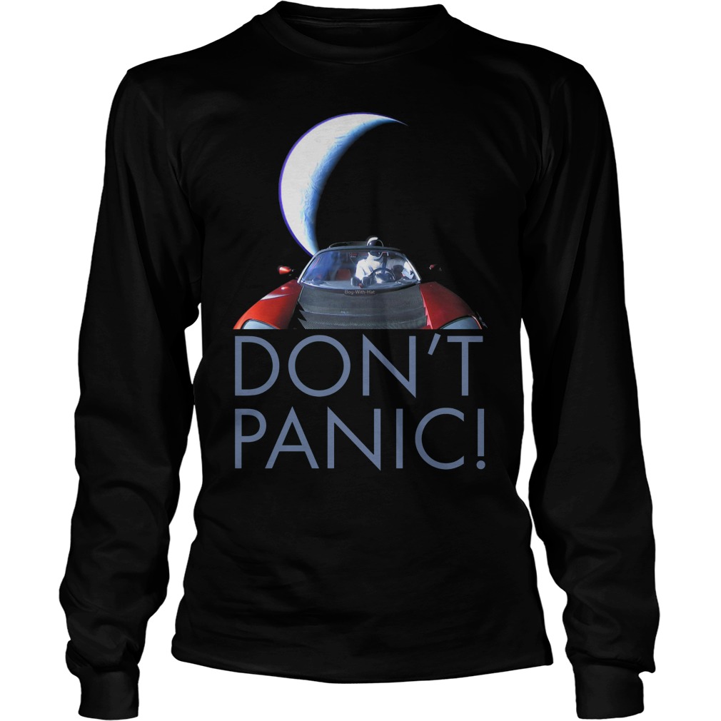 Spacex Starman Dont Panic Longsleeve