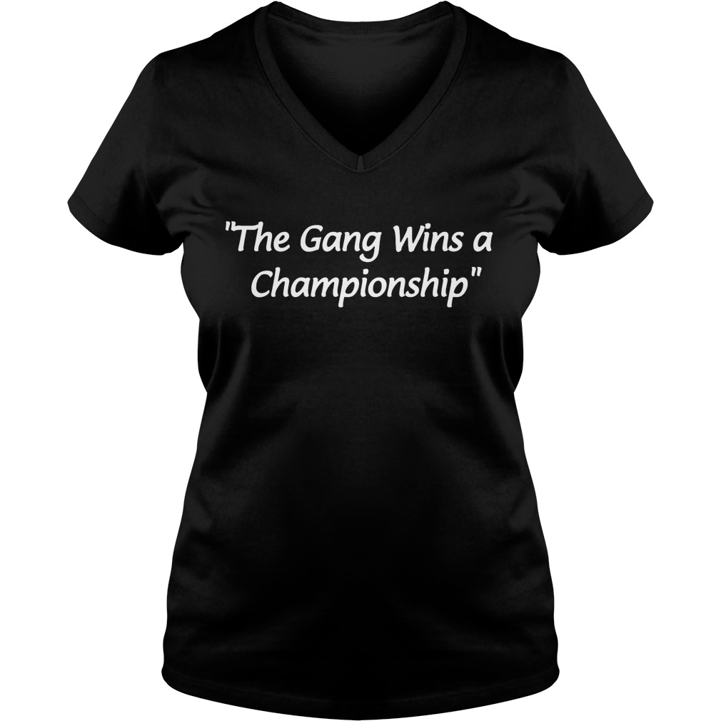 The Gang Wins A Championship V Neck