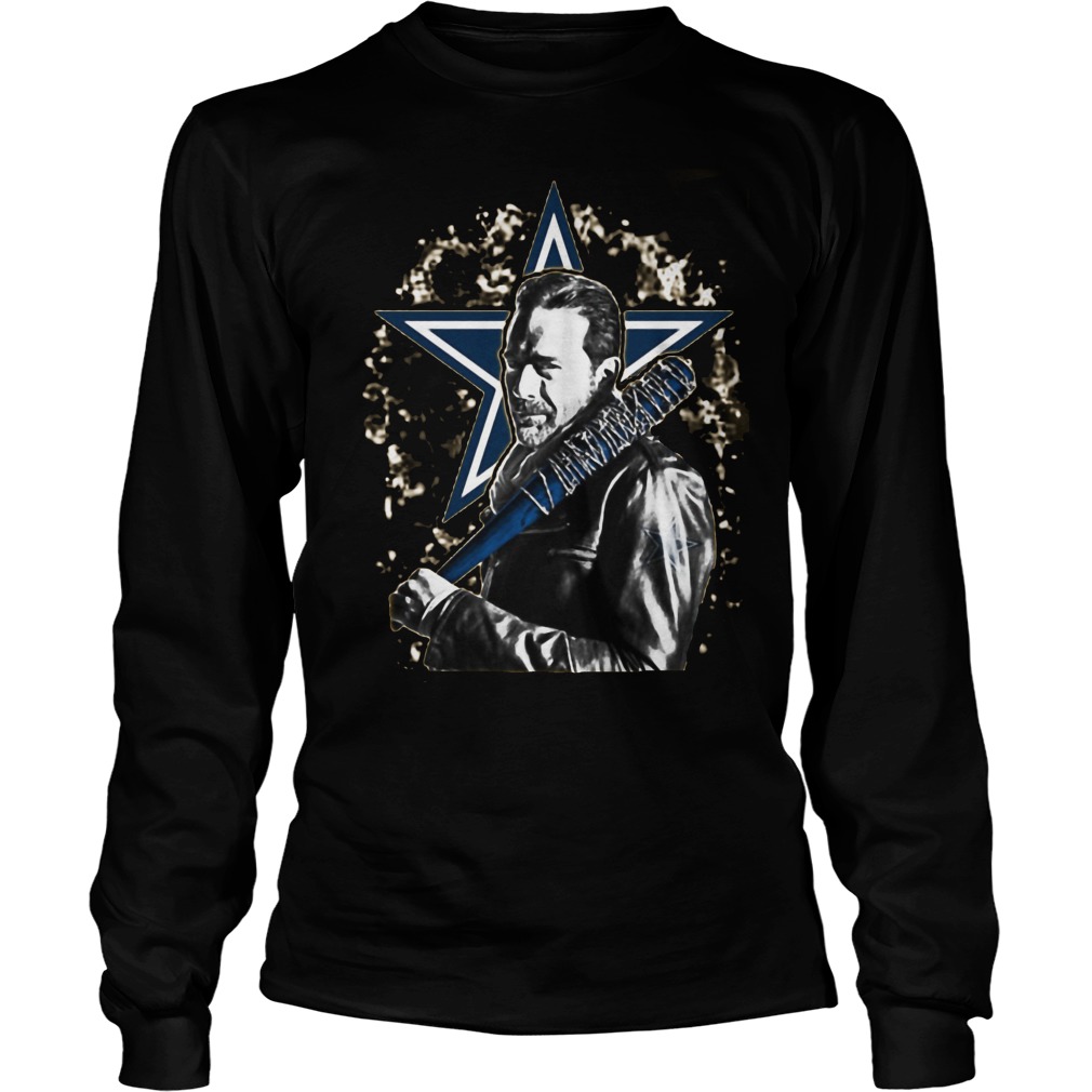 The Walking Dead Negan Dallas Cowboys Longsleeve