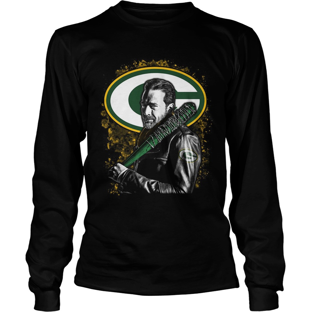 The Walking Dead Negan Green Bay Packers Longsleeve