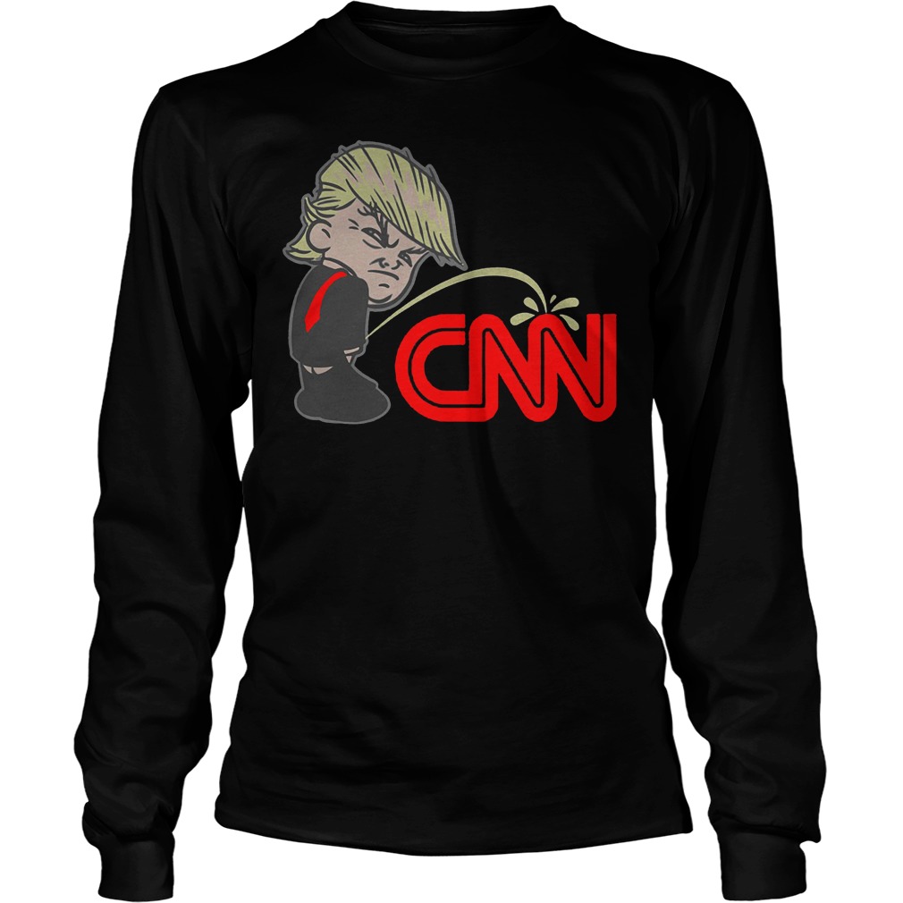 Trump Urinates On Cnn Longsleeve