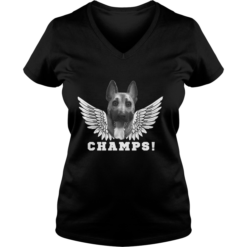 Under Eagle Dog Mask Champs V Neck