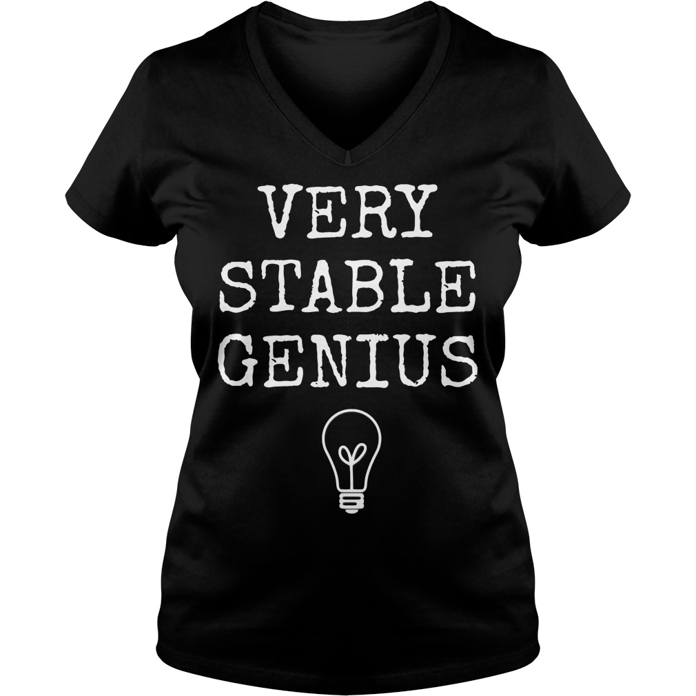 Very Stable Genius Ladies Vneck