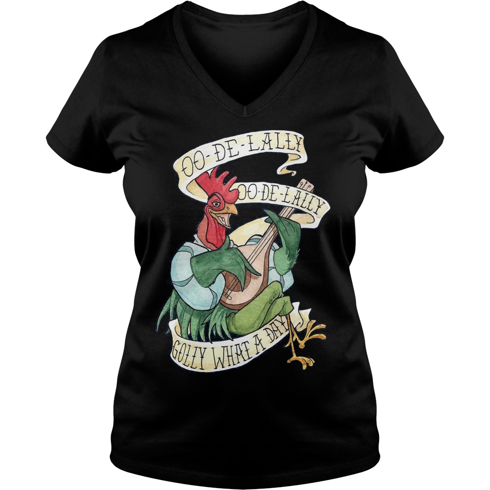Alan A Dale Rooster Oo De Lally Golly What A Day Tattoo V Neck