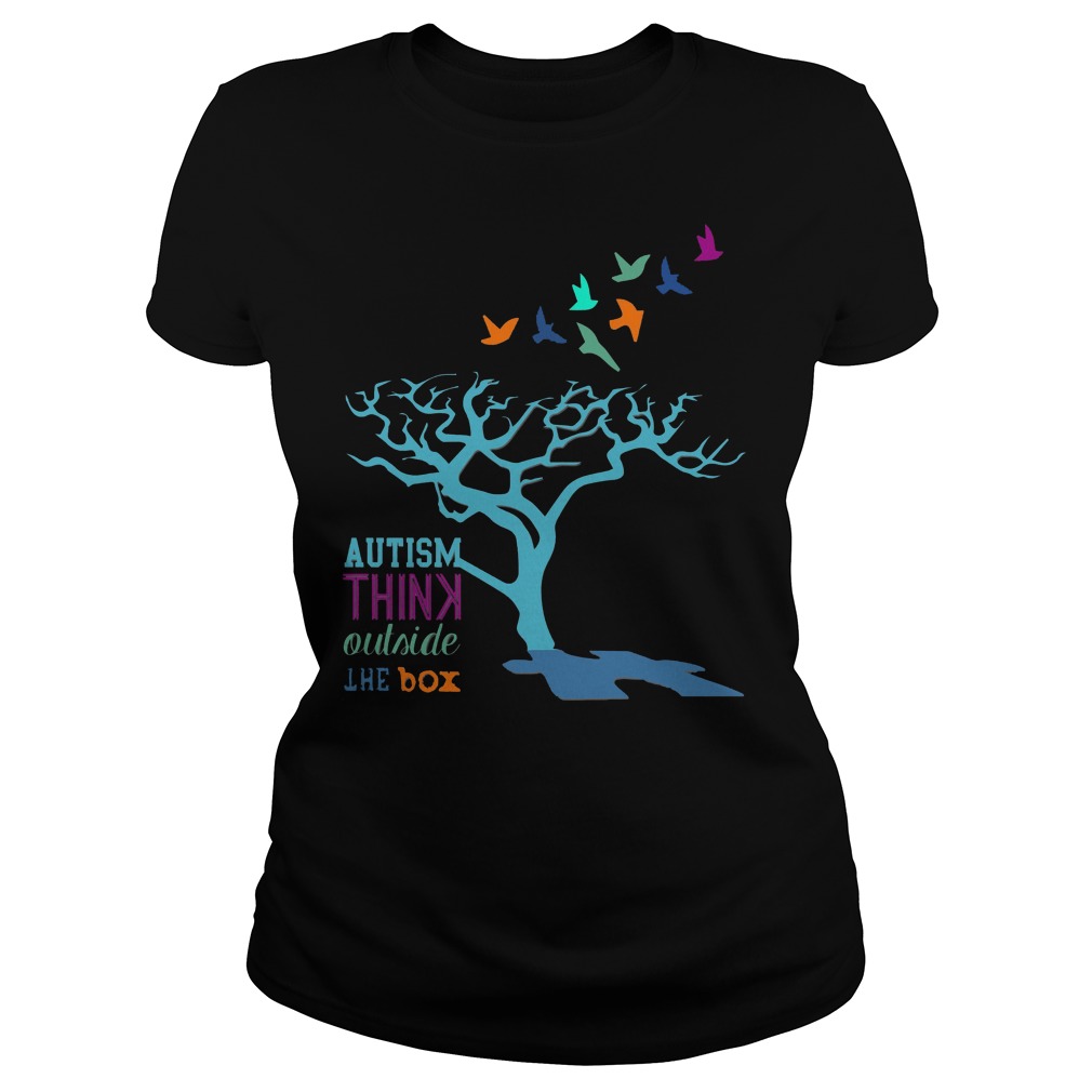 Autism Awareness Think Outside The Box Ladies