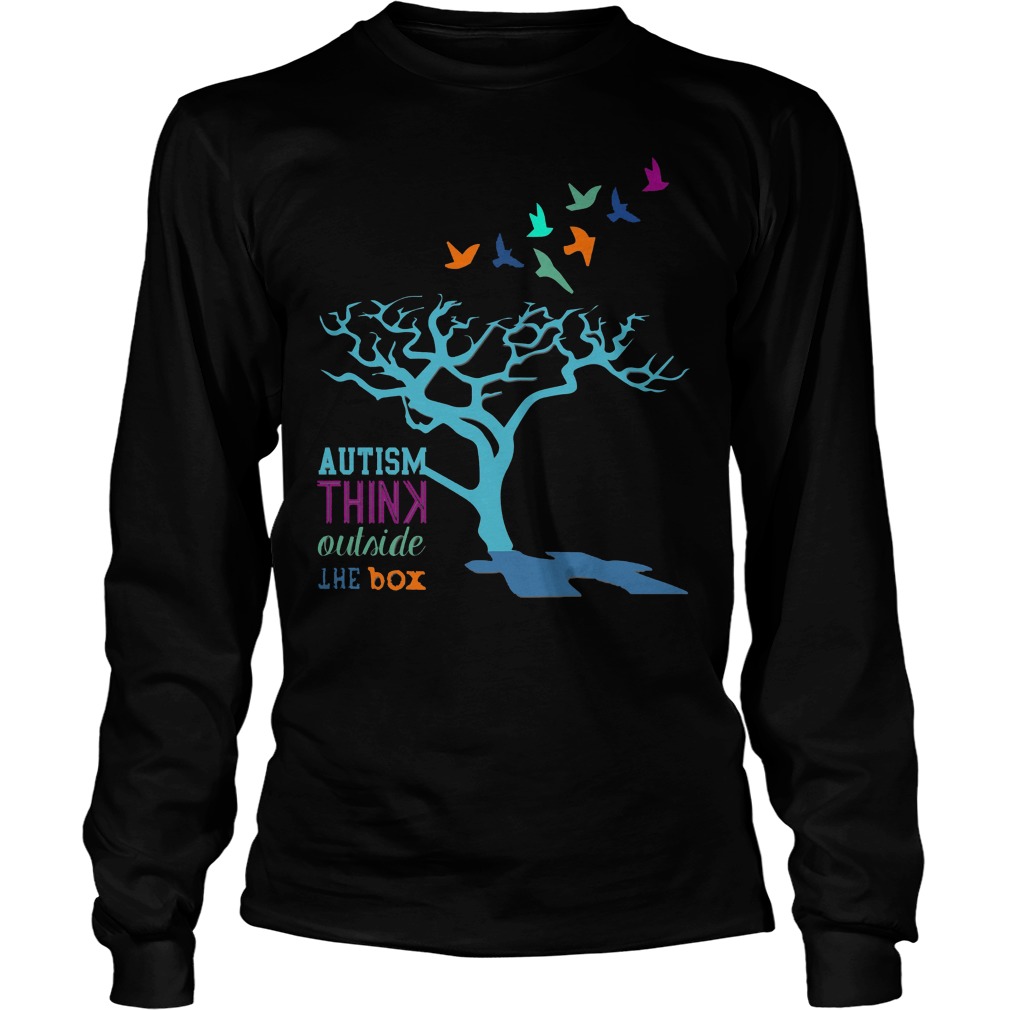 Autism Awareness Think Outside The Box Longsleeve