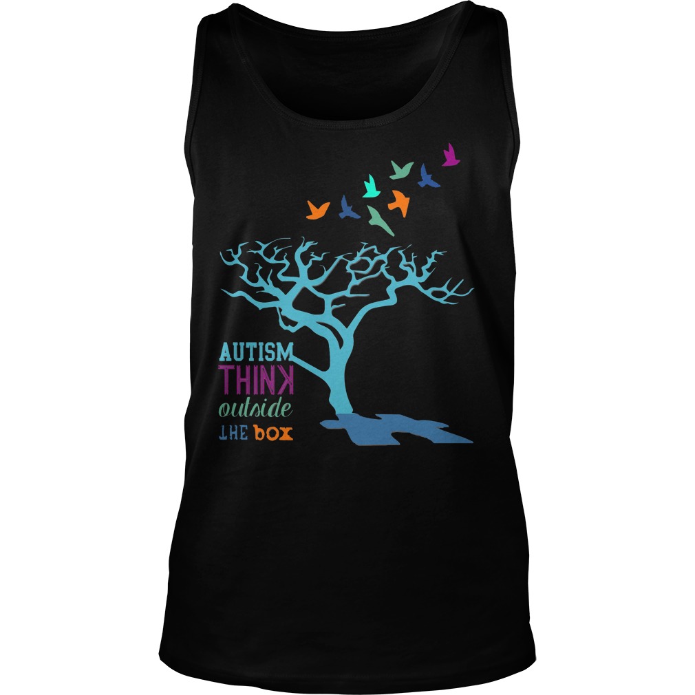Autism Awareness Think Outside The Box Tanktop