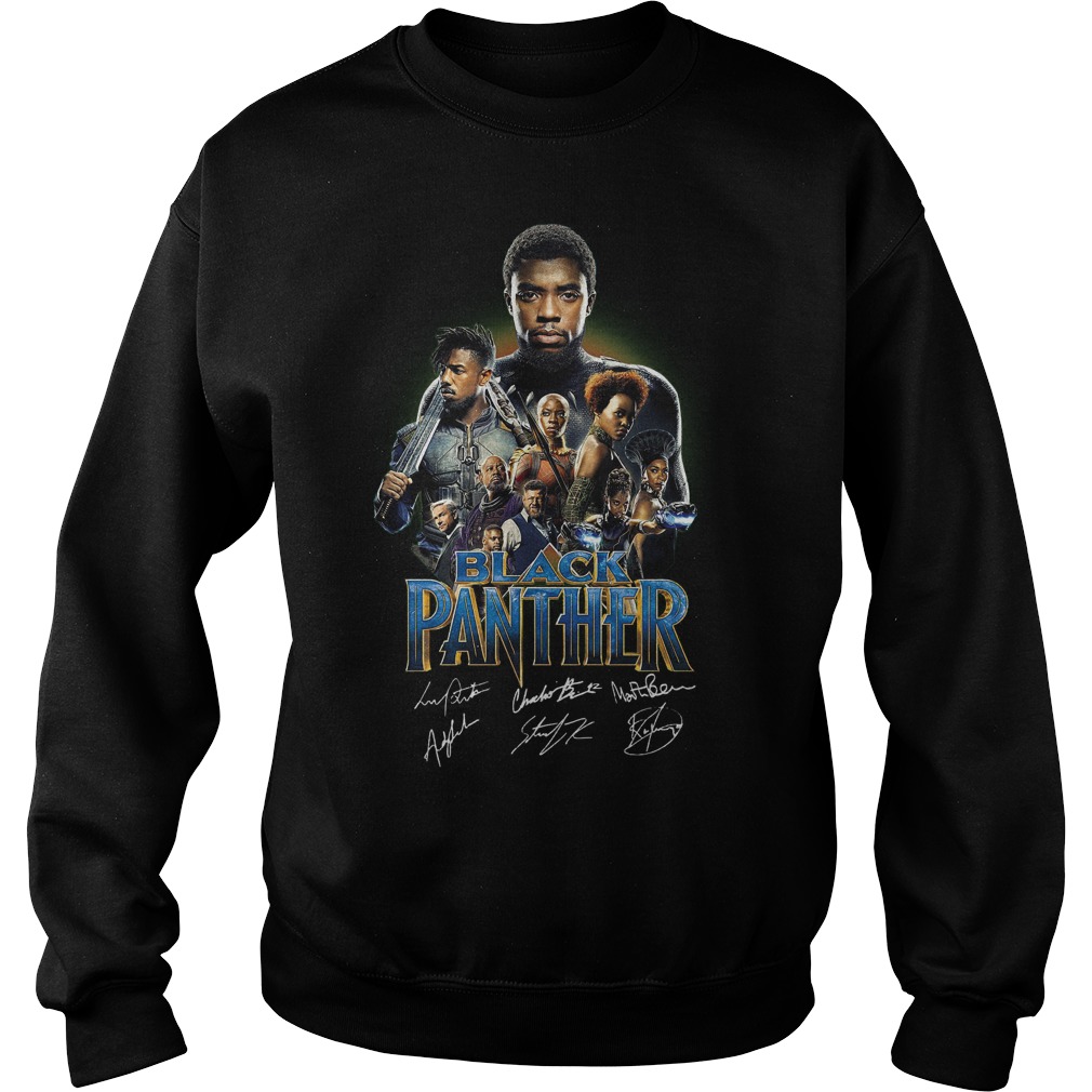 Black Panther Cast Signed Autograph Sweater
