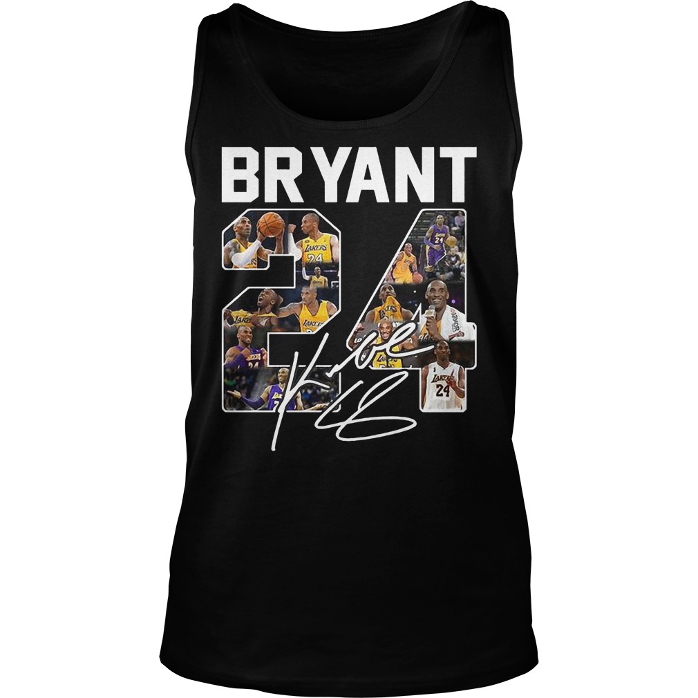 Bryant 24 Signed Autograph Tanktop