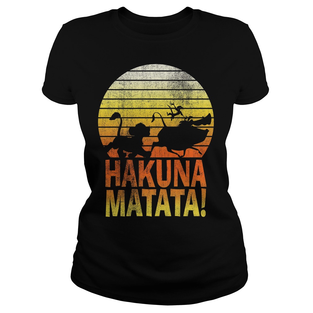 Disney Lion King Hakuna Matata Profile Graphic Ladies
