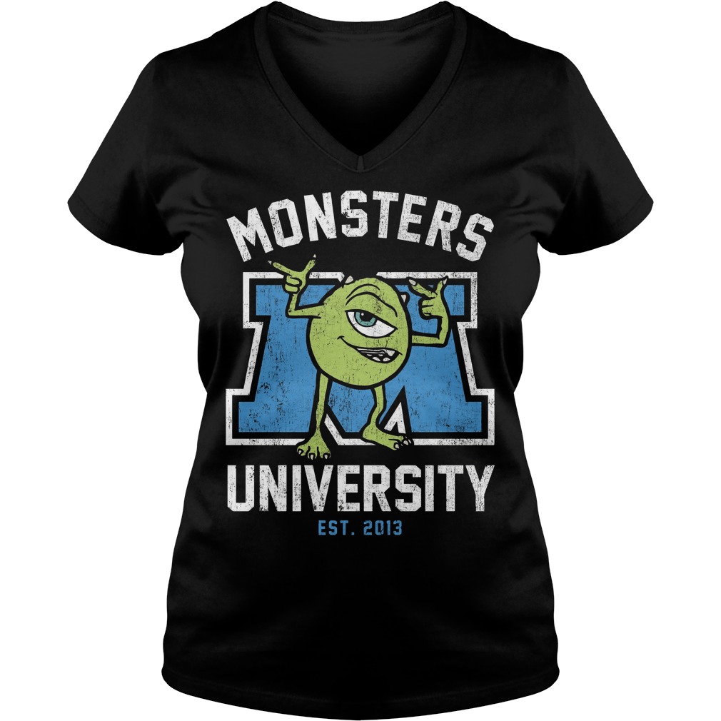 Disney Monsters University Mike Graphic V Neck