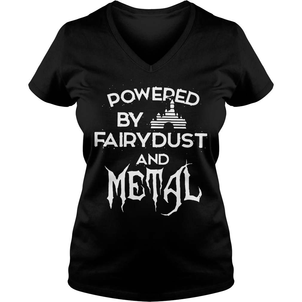 Disney Powered By Fairydust And Metal V Neck
