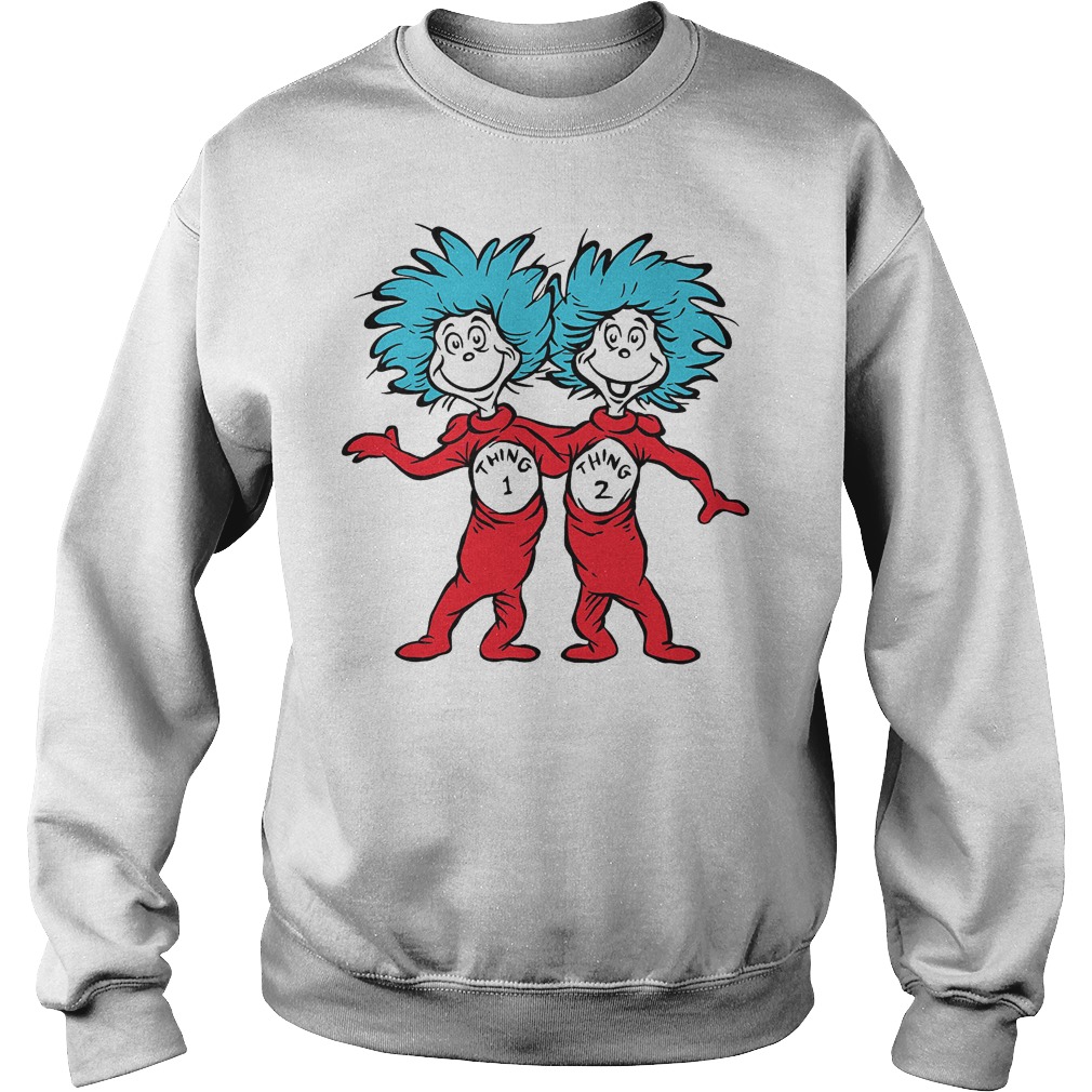 Dr Seuss Thing 1 Thing 2 Buddies Sweater