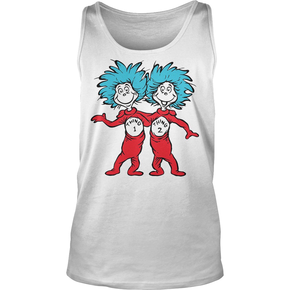 Dr Seuss Thing 1 Thing 2 Buddies Tanktop
