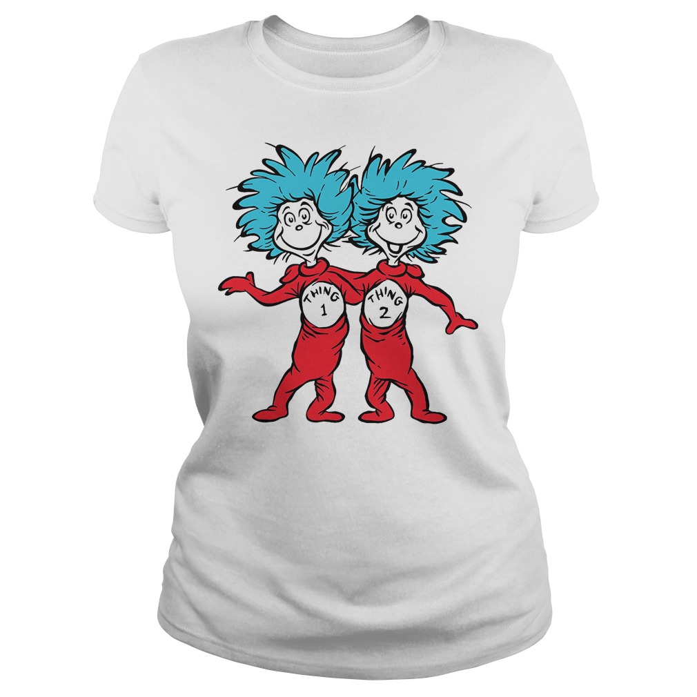 Dr Seuss Thing 1 Thing 2 Buddies Ladies