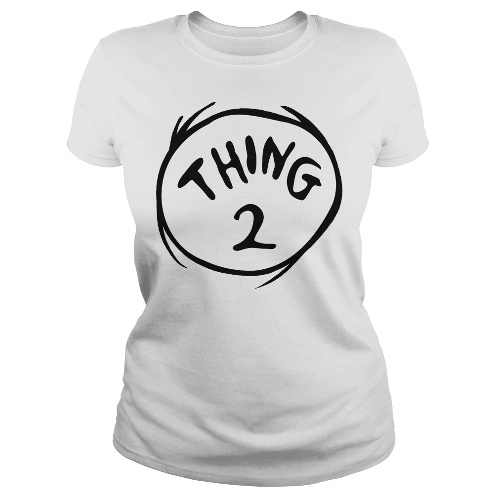 Dr Seuss Thing 2 Emblem Ladies