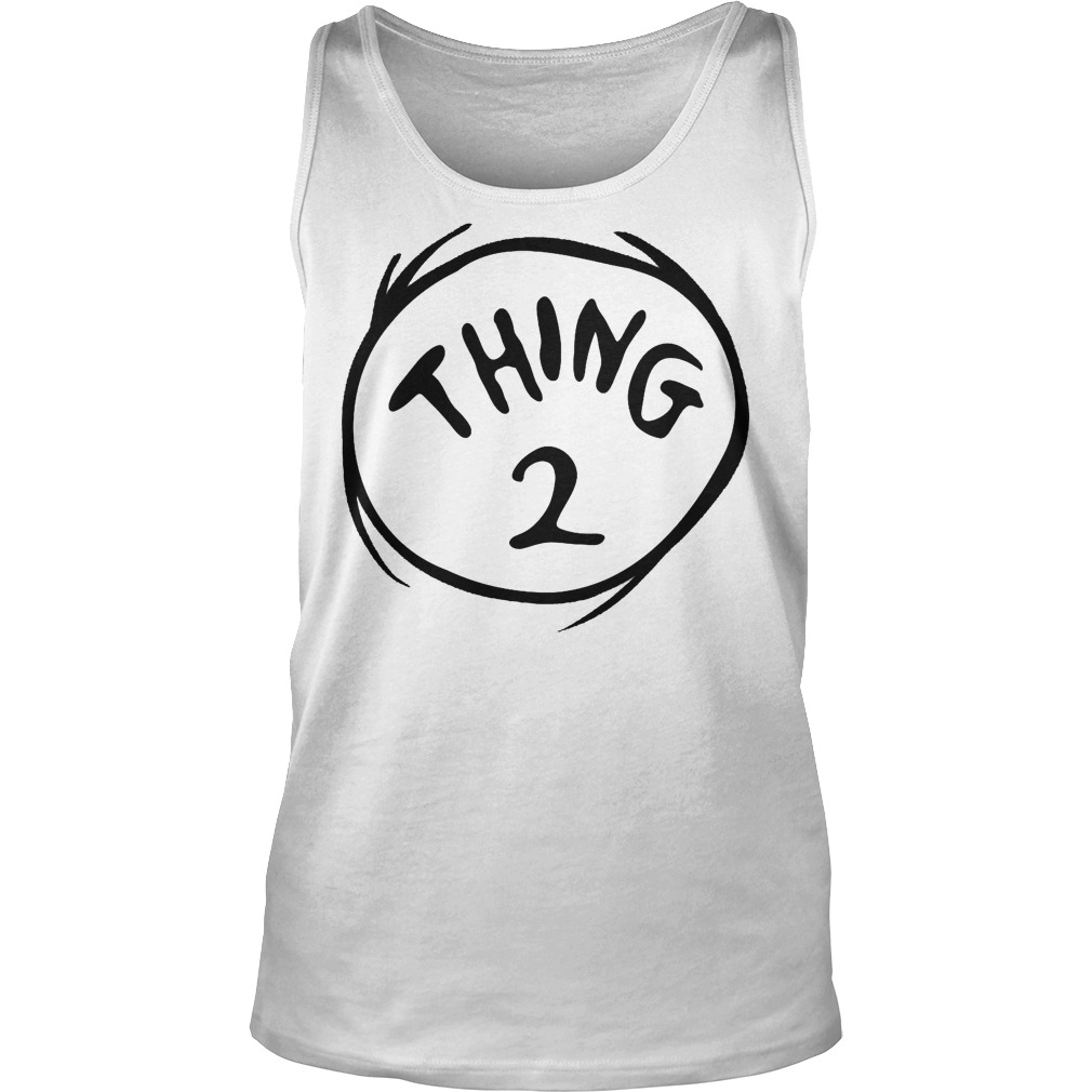Dr Seuss Thing 2 Emblem Tanktop