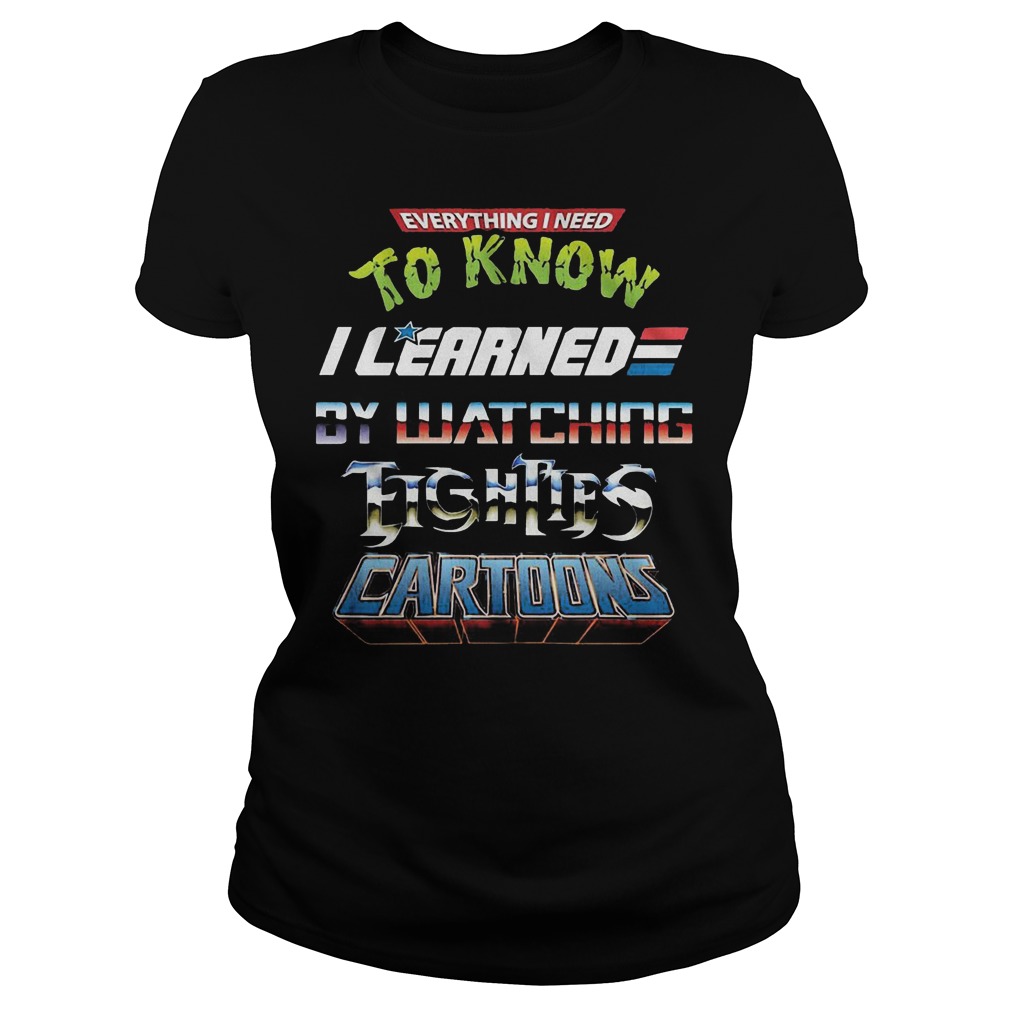 Everything I Need To Know Eighties Cartoons Ladies