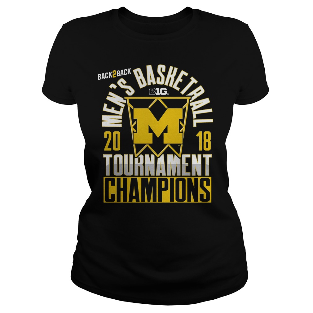 Michigan Big Ten Championship Mens Basketball Tournament Champions Ladies