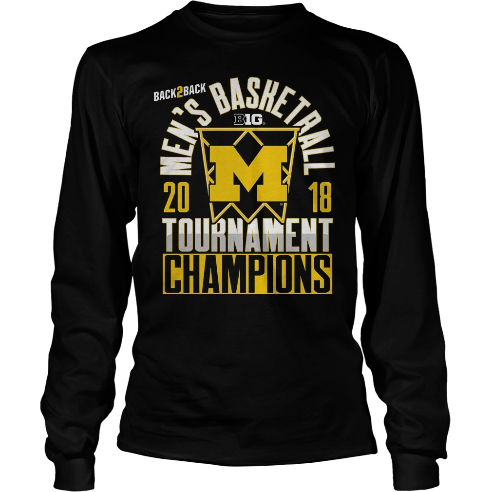 Michigan Big Ten Championship Mens Basketball Tournament Champions Longsleeve