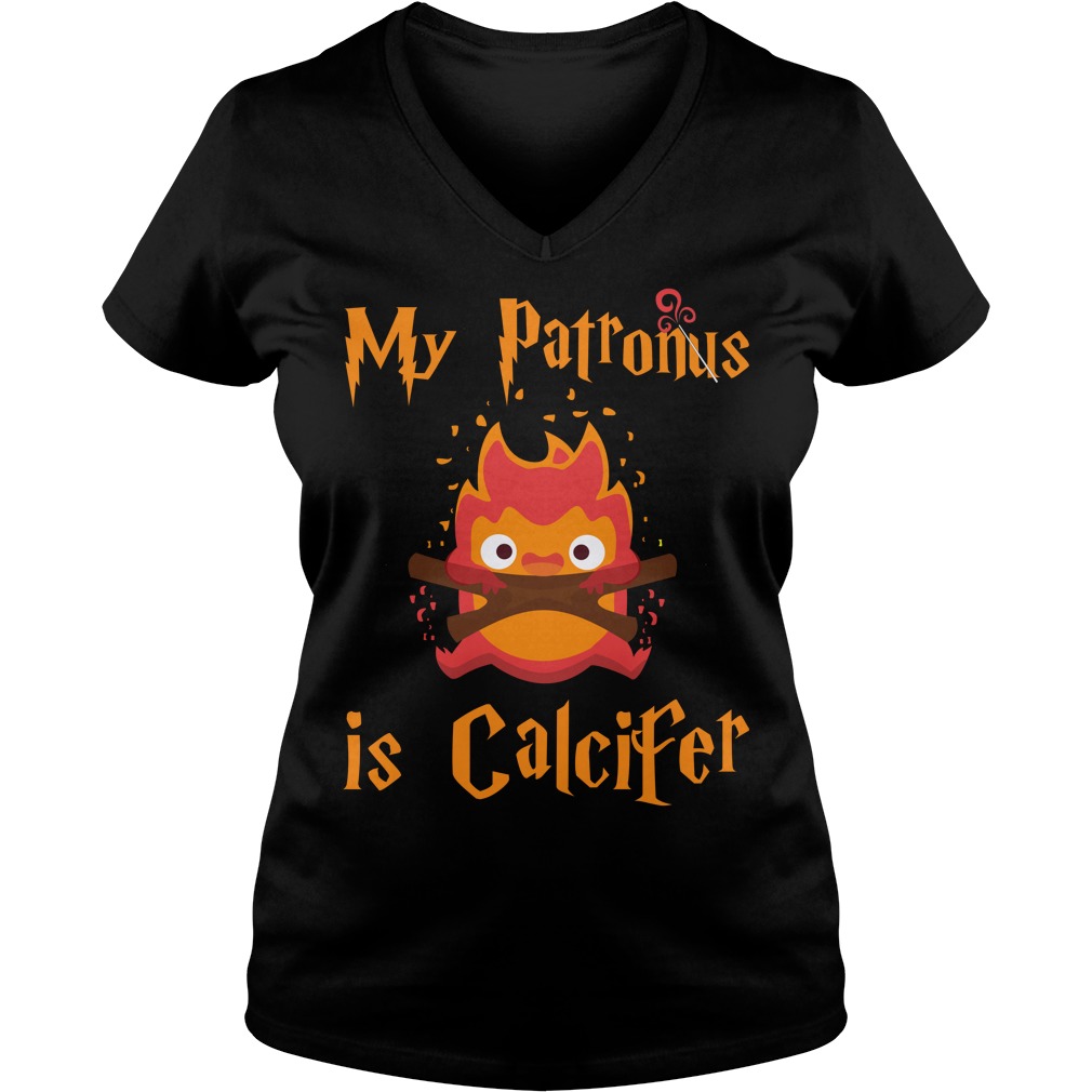 My Patronus Is Calcifer V Neck