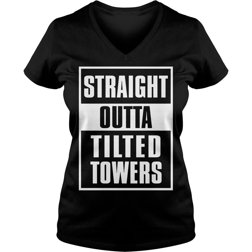 Straight Outta Tilted Towers V Neck