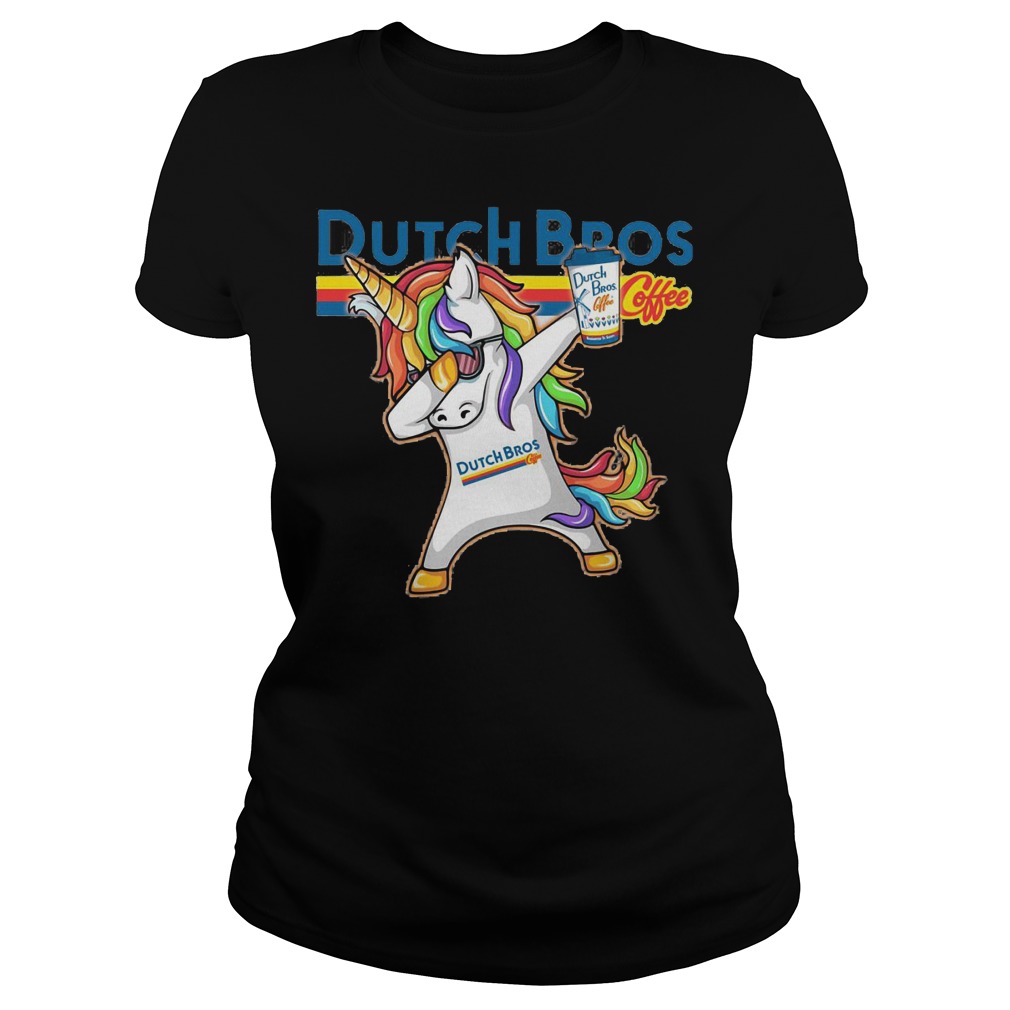 Unicorn Dabbing Dutch Bros Ladies