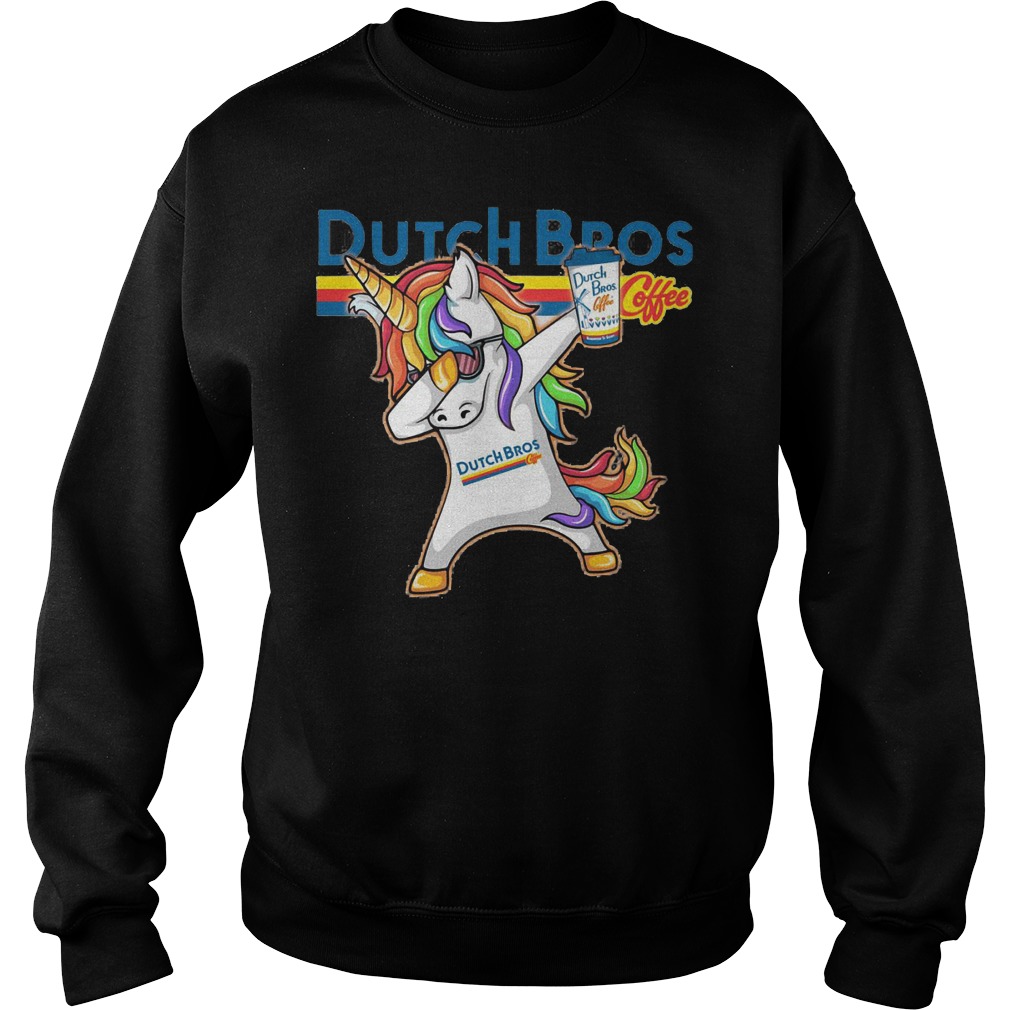 Unicorn Dabbing Dutch Bros Sweater