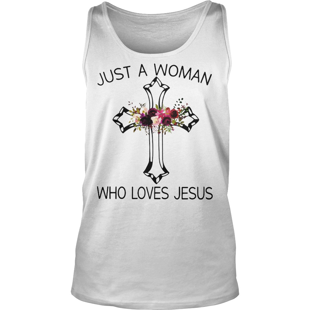 A Woman Who Loves Jesus Tanktop