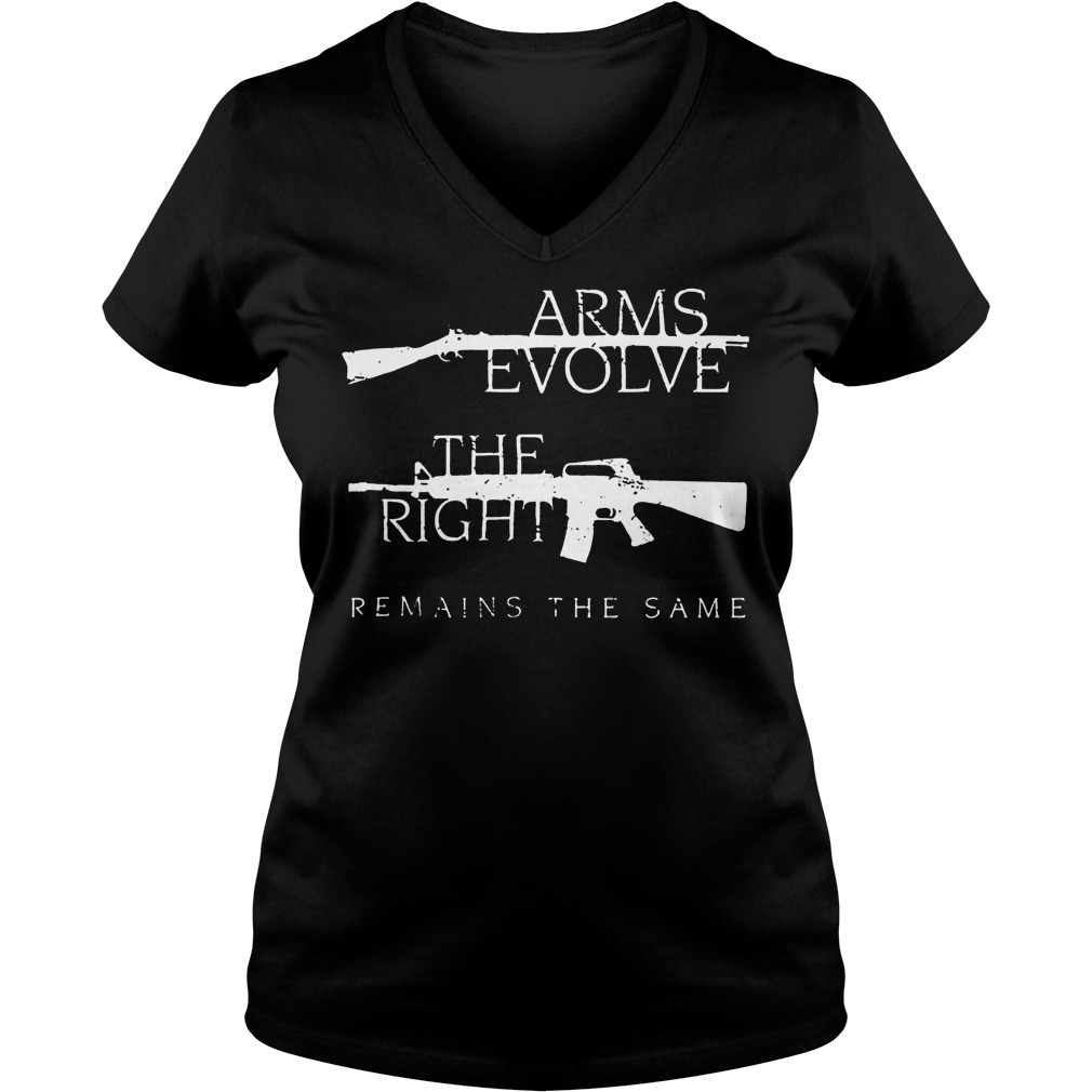 Arms Evolve The Right Remains The Same V Neck