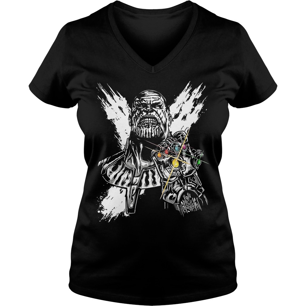 Avengers Infinity Gauntlet Of Thanos V Neck