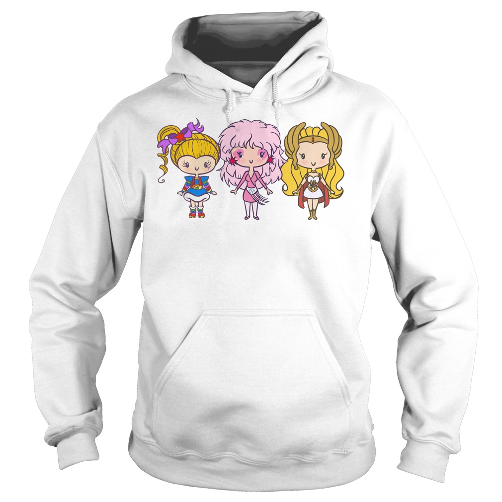 Beautiful Lil' Cuties Eighties Ladies Hoodie