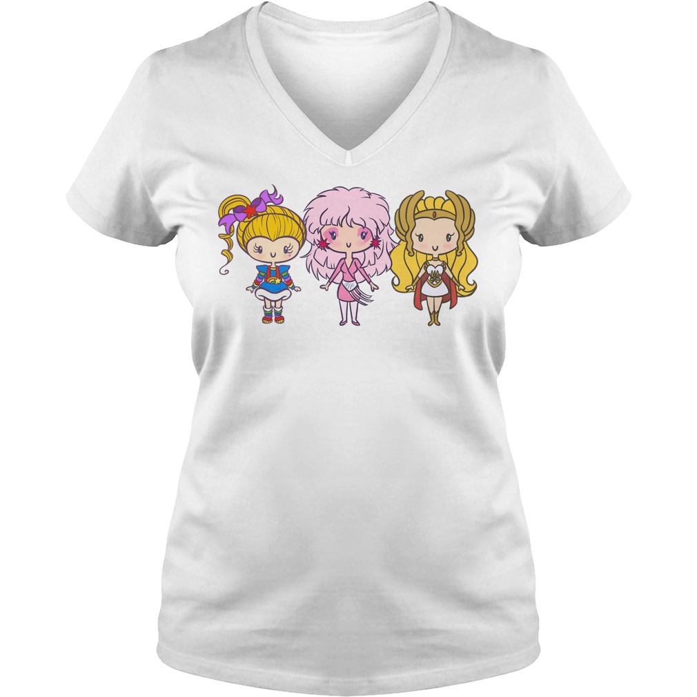 Beautiful Lil' Cuties Eighties Ladies V Neck
