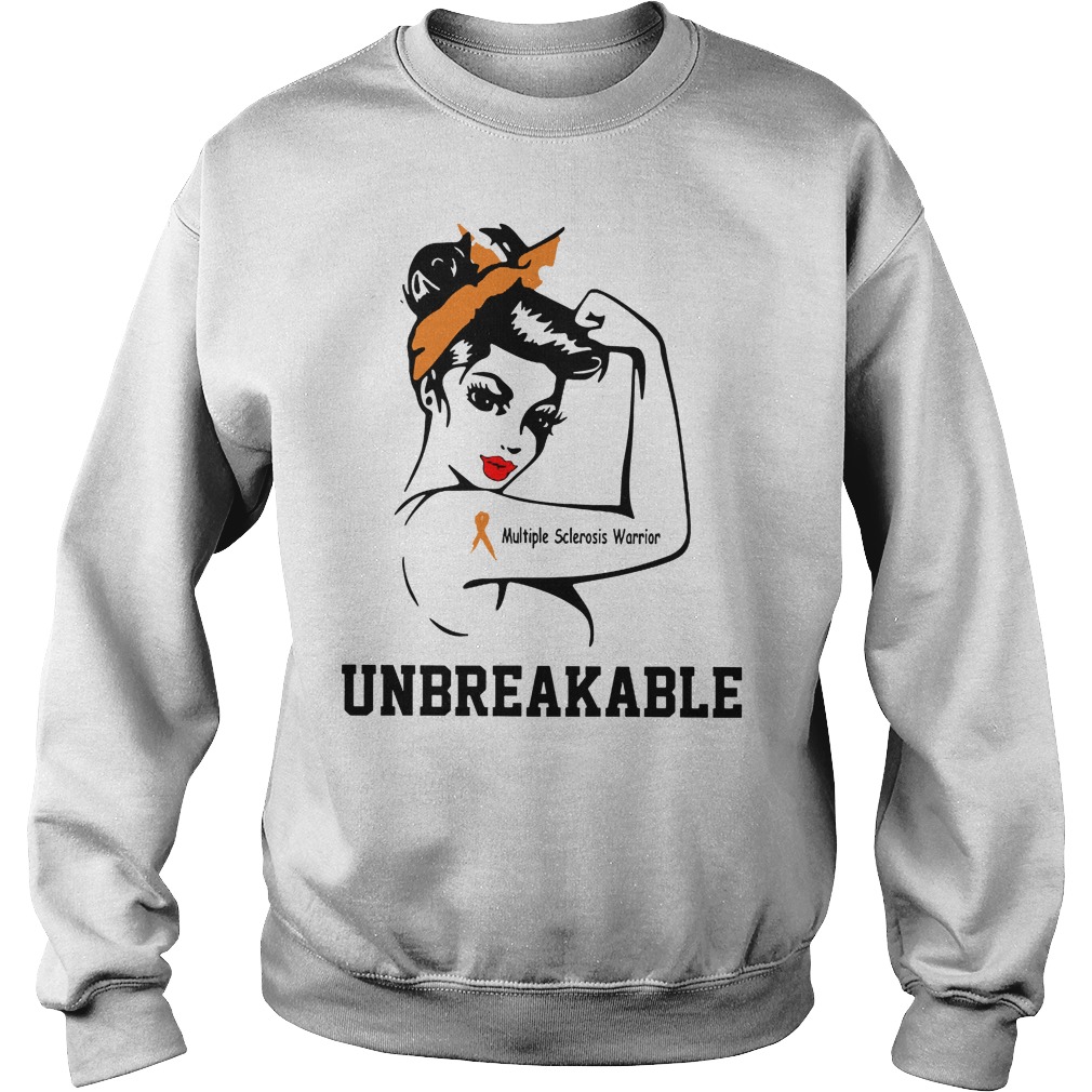 Breast Cancer Multiple Sclerosis Warrior Unbreakable Sweater