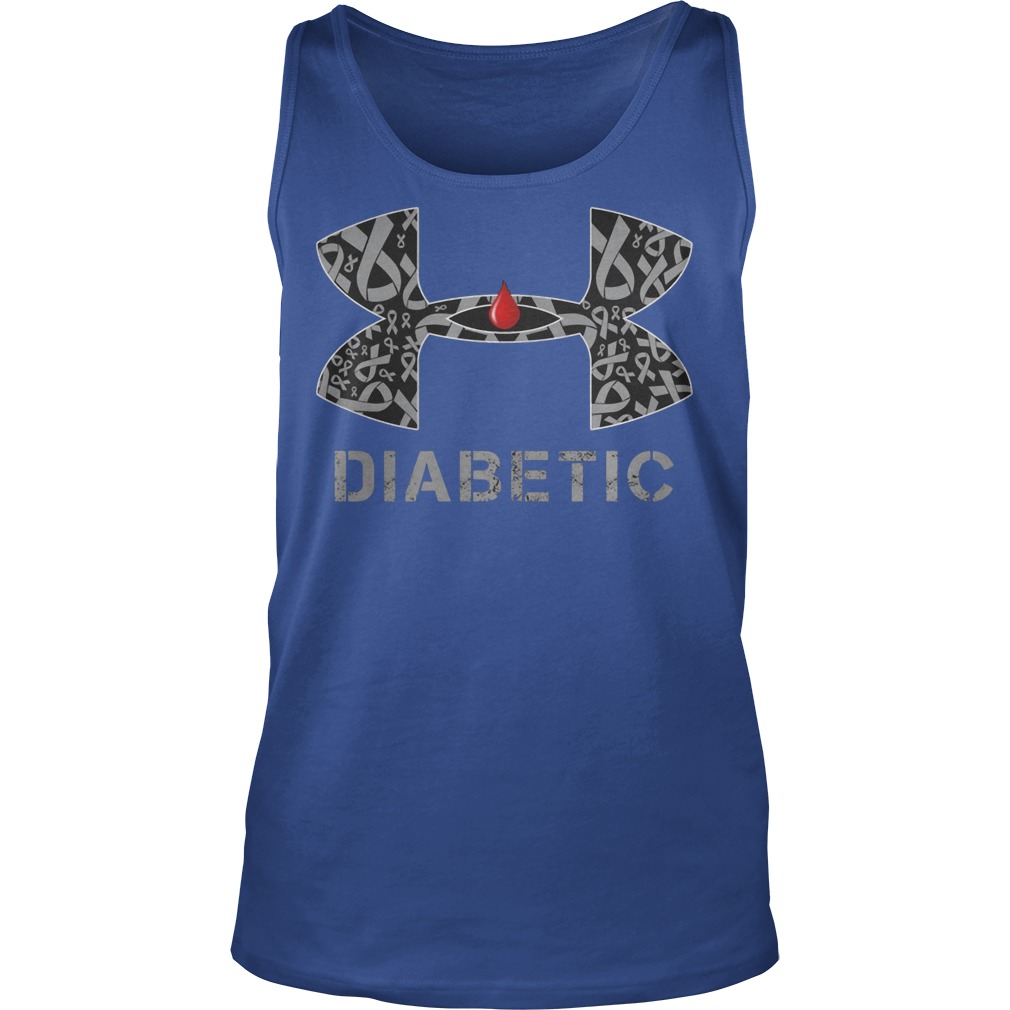Cancer Diabetic Under Armour Tanktop