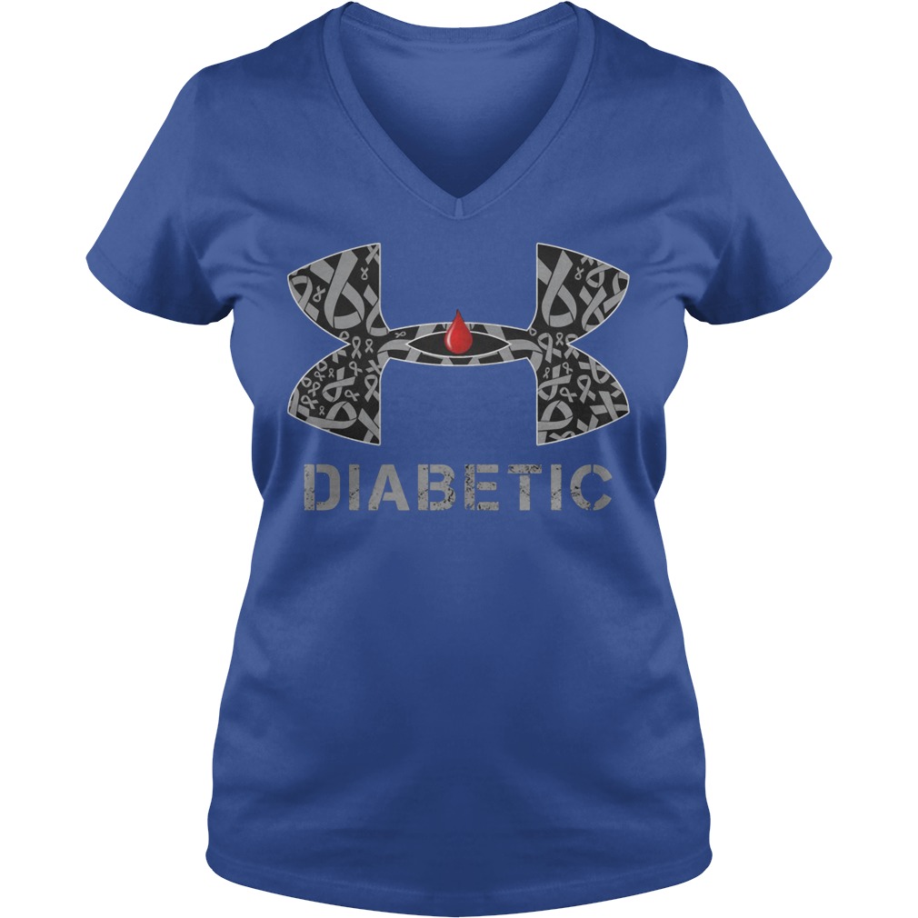 Cancer Diabetic Under Armour V Neck
