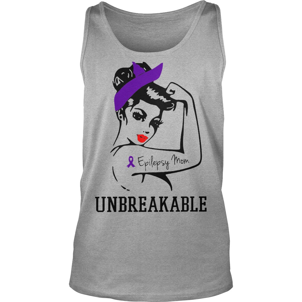 Epilepsy Mom Unbreakable Tanktop