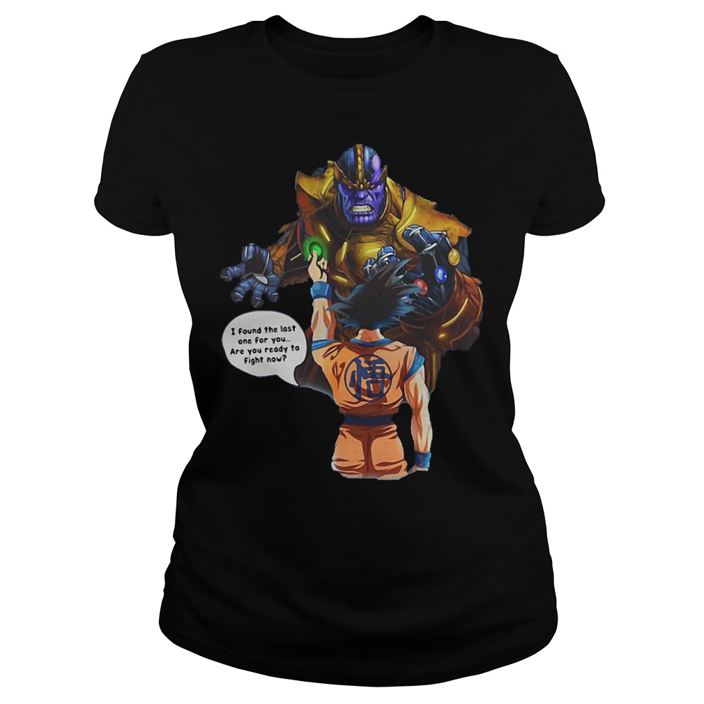 Goku And Thanos Dragonball I Found The Last One For You Are We Ready To Fight Now Ladies